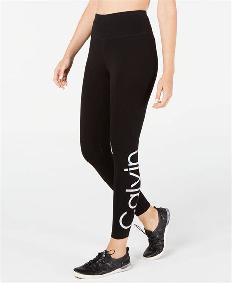 calvin klein cotton leggings|calvin klein high waist leggings.